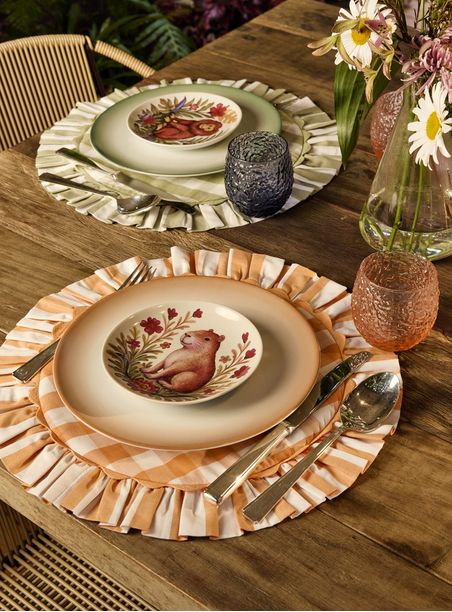 Jogo Americano Sianinha Laranja