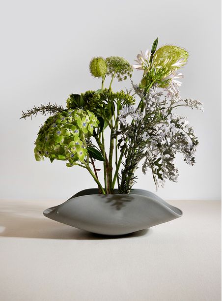 Vaso Horizontal cinza