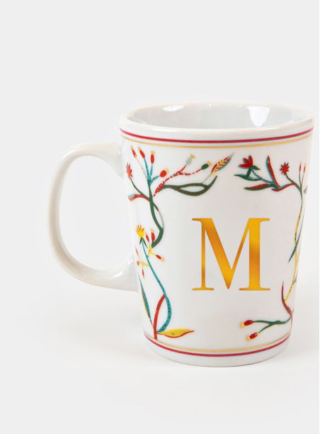 Caneca Monograma Sandra Javera - Letra: M