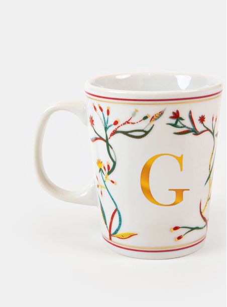 Caneca Monograma Sandra Javera - Letra: G