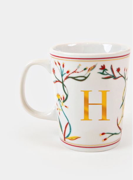 Caneca Monograma Sandra Javera - Letra: H