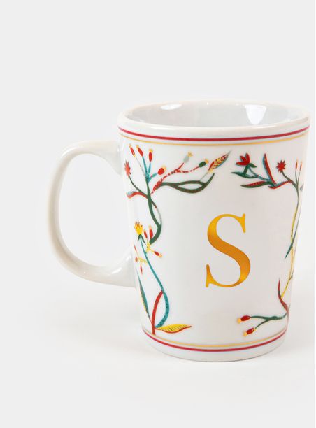 Caneca Monograma Sandra Javera - Letra: S